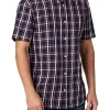 BUFFALO DAVID BITTON® Men's Short Sleeve Sobre Plaid Shirt