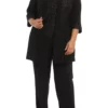 R & M Richards Plus Size 2 Piece Glitter Trim Pant Set -R & M Richards Shop Belk 105