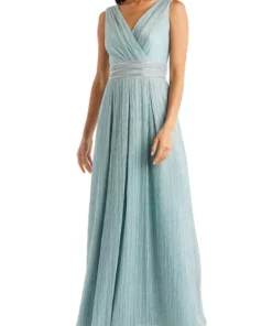 R & M Richards Women's Long Crinkle Pleated Sleeveless Dress 12 R & M Richards Women's Long Crinkle Pleated Sleeveless Dress -R & M Richards Shop Belk 108