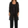 R & M Richards 3Pc 3 4 Sleeve Sequin Jacket Over Ity Pant Set -R & M Richards Shop Belk 203