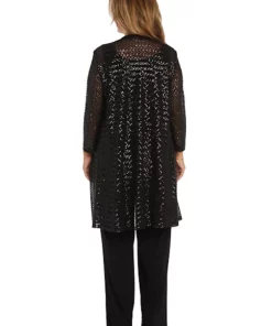 R & M Richards 3Pc 3 4 Sleeve Sequin Jacket Over Ity Pant Set -R & M Richards Shop Belk 205
