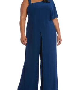 R & M Richards Plus Size Jumpsuit with Straps -R & M Richards Shop Belk 227