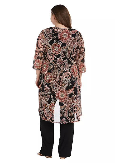 R & M Richards Women's Long Crinkle Pleated Sleeveless Dress 5 R & M Richards Women's Long Crinkle Pleated Sleeveless Dress - Image 3