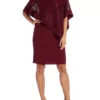 R & M Richards Petite Poncho Dress