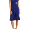 R & M Richards Petite Cascade Dress -R & M Richards Shop Belk 407