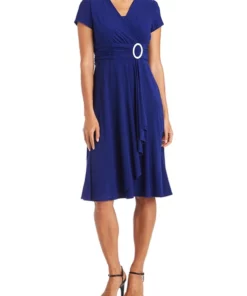 R & M Richards Petite Cascade Dress -R & M Richards Shop Belk 410