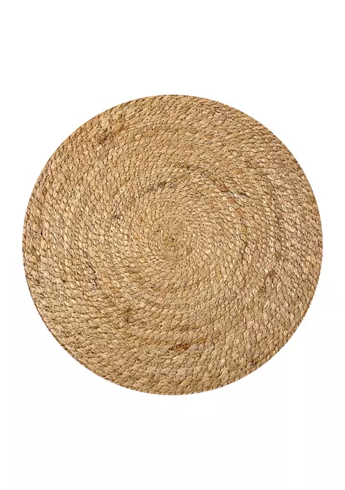 Arlee Home Fashions Inc.™ Avery Round Rattan Placemat 2 Arlee Home Fashions Inc.™ Avery Round Rattan Placemat