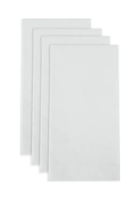 Arlee Home Fashions Inc.™ White Linen Napkins - 4 Pack 3 Arlee Home Fashions Inc.™ White Linen Napkins - 4 Pack