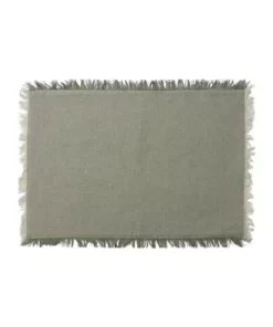 Arlee Home Fashions Inc.™ Chambray Fringed Placemat