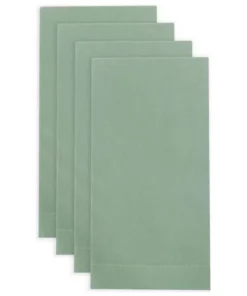 Arlee Home Fashions Inc.™ Green Cotton Linen Napkins - 4 Pack