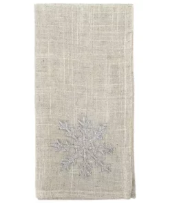 Arlee Home Fashions Inc.™ Snowflake Shimmer Napkins - 2 Pack
