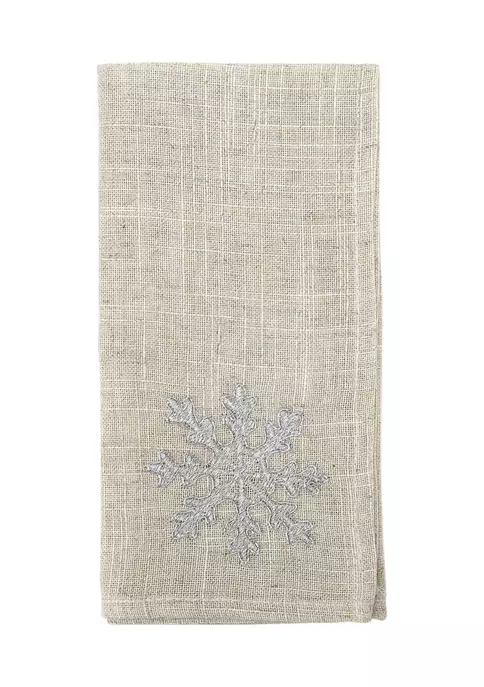 Arlee Home Fashions Inc.™ Snowflake Shimmer Napkins - 2 Pack 3 Arlee Home Fashions Inc.™ Snowflake Shimmer Napkins - 2 Pack