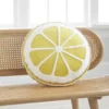 Arlee Home Fashions Inc.™ Round Lemon Slice Pillow -R & M Richards Shop Belk 544