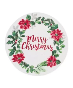 Arlee Home Fashions Inc.™ Country Poinsettia Chindi Placemat