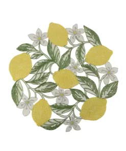 Arlee Home Fashions Inc.™ Lemon Leaves Cutout Placemat -R & M Richards Shop Belk 585