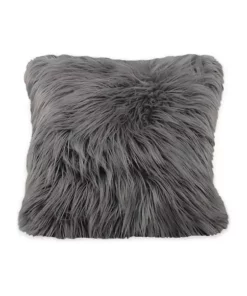 Arlee Home Fashions Inc.™ Angel Gray Fur Throw Pillow