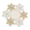 Arlee Home Fashions Inc.™ Silver and Gold Snowflake Cutwork Placemat -R & M Richards Shop Belk 627