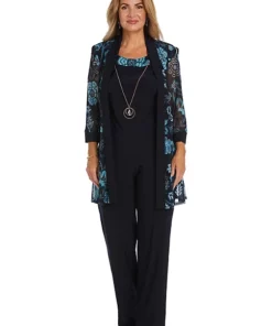 R & M Richards Petite Long Sequin Dress