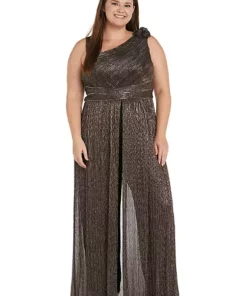 R & M Richards 2Pc Puff Print Ity Jacket Dress