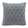 Arlee Home Fashions Inc.™ Austin Cable Knit Charcoal Decorative Pillow -R & M Richards Shop Belk 676