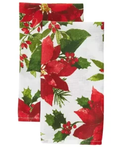Arlee Home Fashions Inc.™ Poinsettia Festival Napkins - Set of 2 -R & M Richards Shop Belk 688