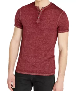 BUFFALO DAVID BITTON® Men's Kasum Henley Neck Shirt -R & M Richards Shop Belk 710