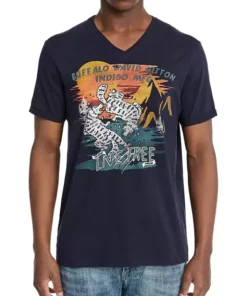 BUFFALO DAVID BITTON® Men's Short Sleeve Tahunt Buffalo Live Free Graphic T-Shirt
