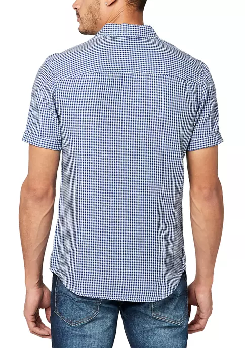 BUFFALO DAVID BITTON® Short Sleeve Gingham Saint Woven Shirt 4 BUFFALO DAVID BITTON® Short Sleeve Gingham Saint Woven Shirt - Image 2