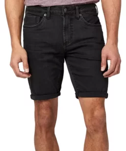 BUFFALO DAVID BITTON® Black Vintage Slim Parker Shorts