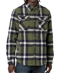 BUFFALO DAVID BITTON® Jersey & Plaid Japay Shacket