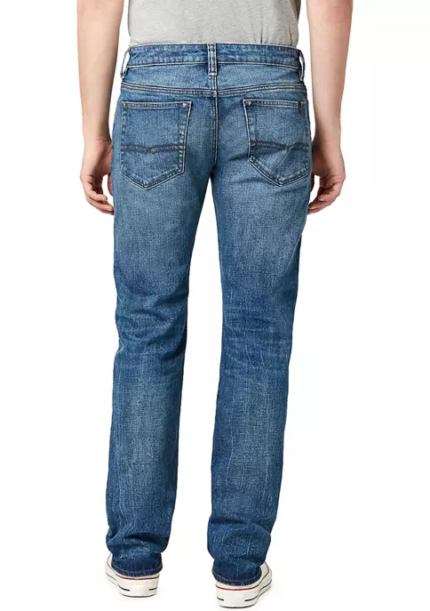 BUFFALO DAVID BITTON® Straight Six Veined and Contrasted Denim Jeans 4 BUFFALO DAVID BITTON® Straight Six Veined and Contrasted Denim Jeans - Image 2