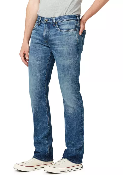 BUFFALO DAVID BITTON® Straight Six Veined and Contrasted Denim Jeans 5 BUFFALO DAVID BITTON® Straight Six Veined and Contrasted Denim Jeans - Image 3