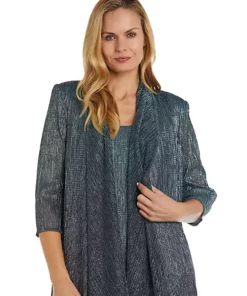R & M Richards 2Pc Beaded Neck Detail Pleated Lace And Mjc Jacket Dress -R & M Richards Shop Belk 91