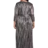 R & M Richards 1Pc Long Dress W 3 4 Sleeve Surplice Bodice And Waistband Overlay Drape Skirt -R & M Richards Shop Belk 98