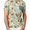 BUFFALO DAVID BITTON® Juniors' Floral Contrast Toprine T-Shirt 1 BUFFALO DAVID BITTON® Juniors' Floral Contrast Toprine T-Shirt -R & M Richards Shop Belk 987