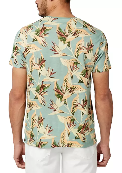 BUFFALO DAVID BITTON® Juniors' Floral Contrast Toprine T-Shirt 4 BUFFALO DAVID BITTON® Juniors' Floral Contrast Toprine T-Shirt - Image 2