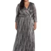 R & M Richards 2Pc Print Yuryu Chiffon With Lurex Jacket Dress -R & M Richards Shop Belk 99