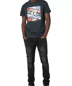 BUFFALO DAVID BITTON® Spliced Logo Tachop Graphic T-Shirt -R & M Richards Shop Belk 994